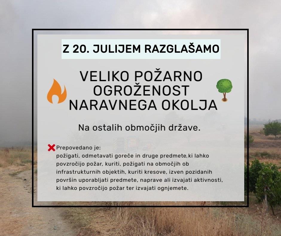 Velika požarna ogroženost